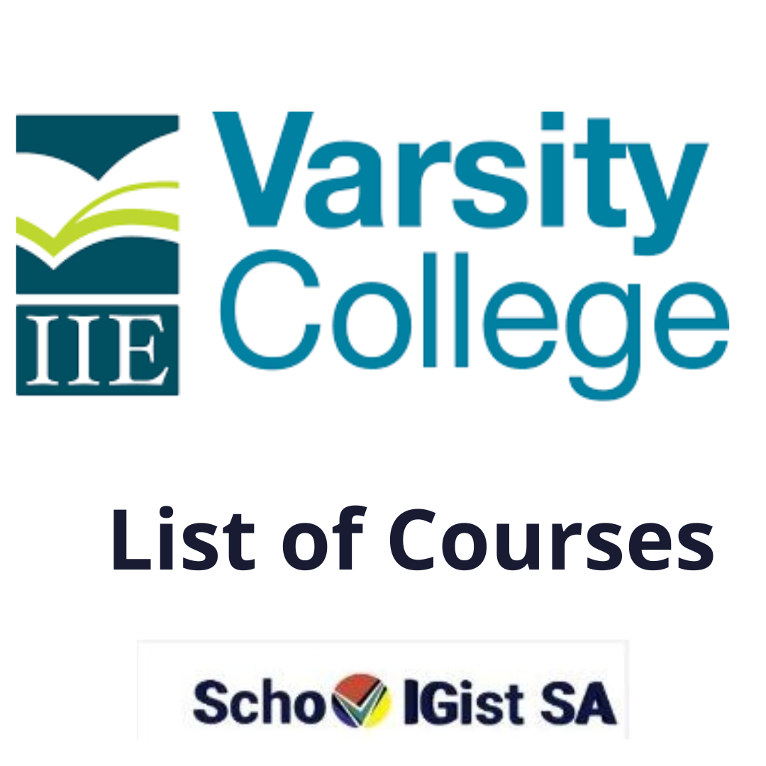 list of courses in Varsity College