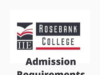 rosebank college admission requirements