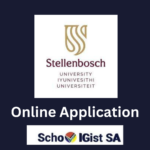 Stellenbosch University online application