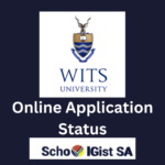 wits online application status