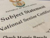 how to check matric results
