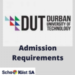 DUT Admission Requirements