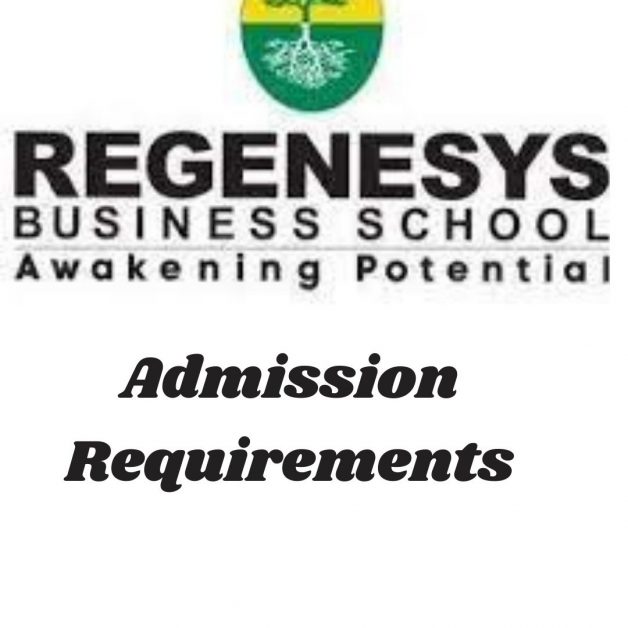 Regenesys Business School Admission Requirements
