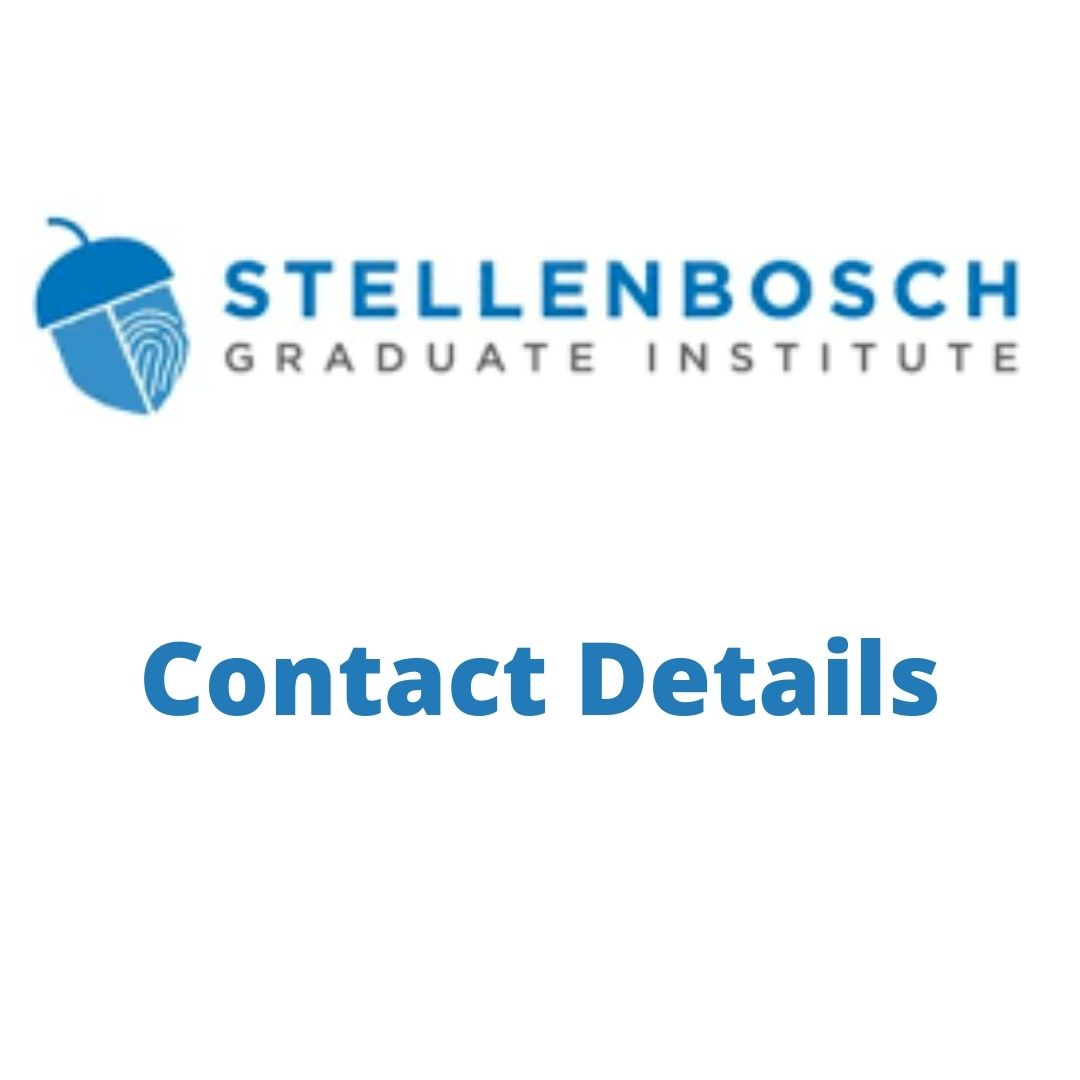 Stellenbosch Graduate Institute Contact Details