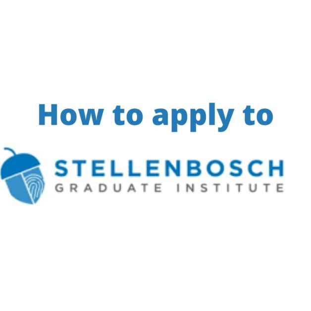 how to apply for stellenbosch graduate institute admission