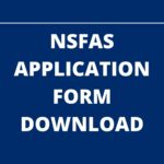 download nsfas application form