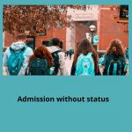 admission without status meaning