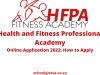 HFPA Online Application 2022