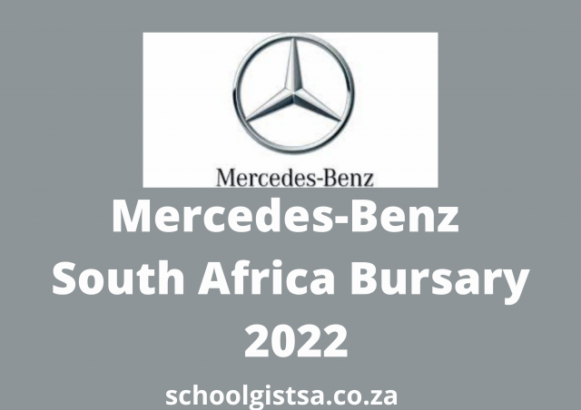 Mercedes-Benz South Africa Bursary 2023 | SchoolGistSA
