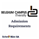 Belgium Campus ITVersity Admission Requirements