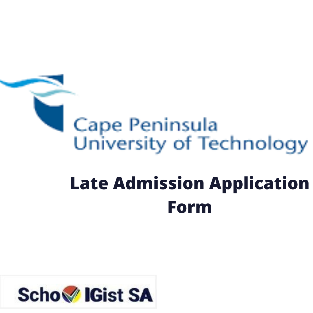 CPUT Late Admission Application Form