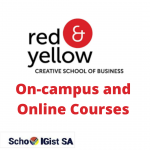 List of Courses Offered By Red & Yellow Creative School of Business