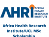 Africa Health Research Institute/UCL MSc Scholarship