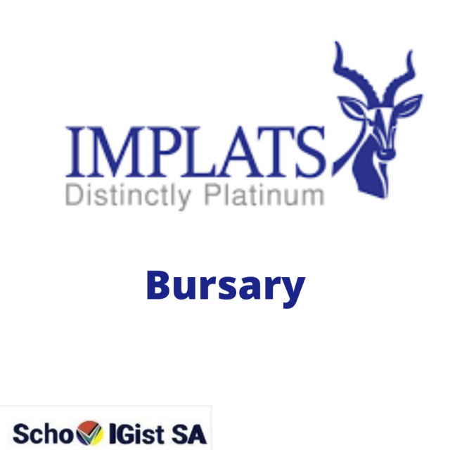 Impala Platinum/ Implats Bursary 2024/2025 SchoolGistSA