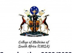 Colleges of Medicine of South Africa, CMSA Examination Timetable