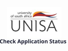 How to check UNISA application status