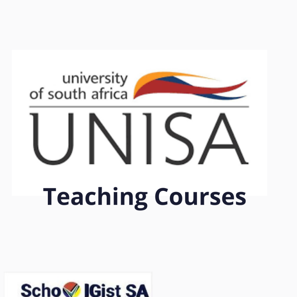 Available Unisa Teaching Courses (2022) | SchoolGistSA
