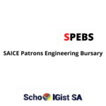 SAICE Patrons Engineering Bursary