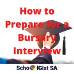 How to Prepare for a Bursary Interview